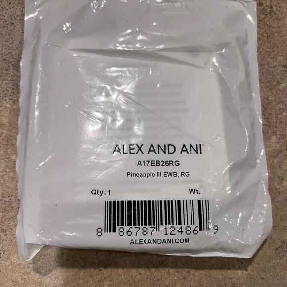 New Alex and Ani PINEAPPLE III Expandable Wire Bracelet Rafaelian Goldtone - Picture 5 of 5